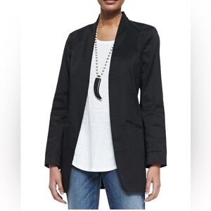 Eileen Fisher | Long Polished Ramie Jacket